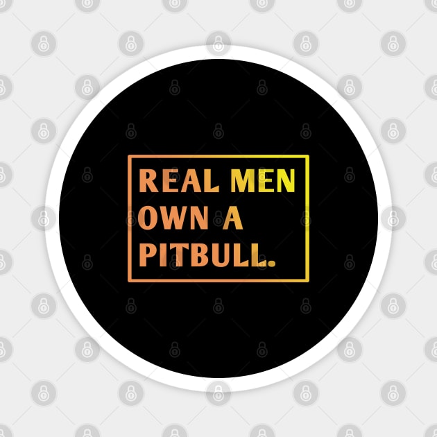 Pitbull Lover Magnet by BlackMeme94